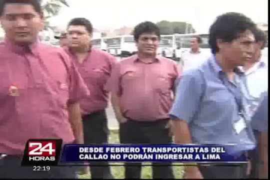 Disponen que transportistas del Callao no podrán ingresar en Lima