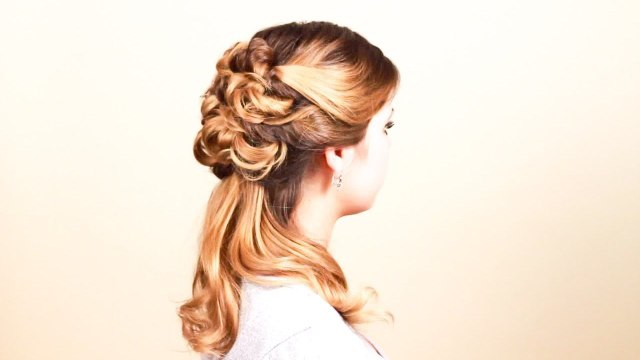 Укладка из жгутов. Twisted Hairdo