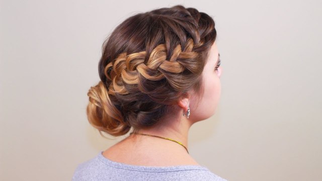 Вечерняя прическа на длинные волосы. Evening Hairstyle for Long Hair