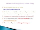 SAP MDG (master data governance)  7.0 online Training