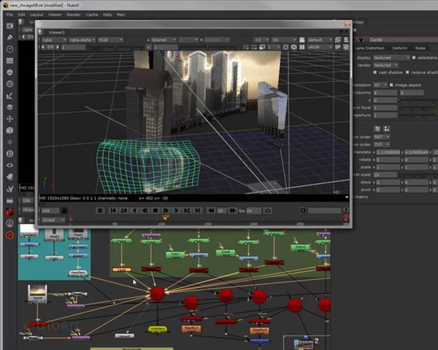 Tuto du jeudi : Compositing Nuke 3D Chicago