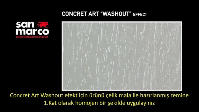 Natura Boya - Concret Art Washout Efekt İtalyan Dekoratif Boya Uygulama - Türkçe