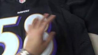 Baltimore Ravens #58 Elvis Dumervil black elite jersey