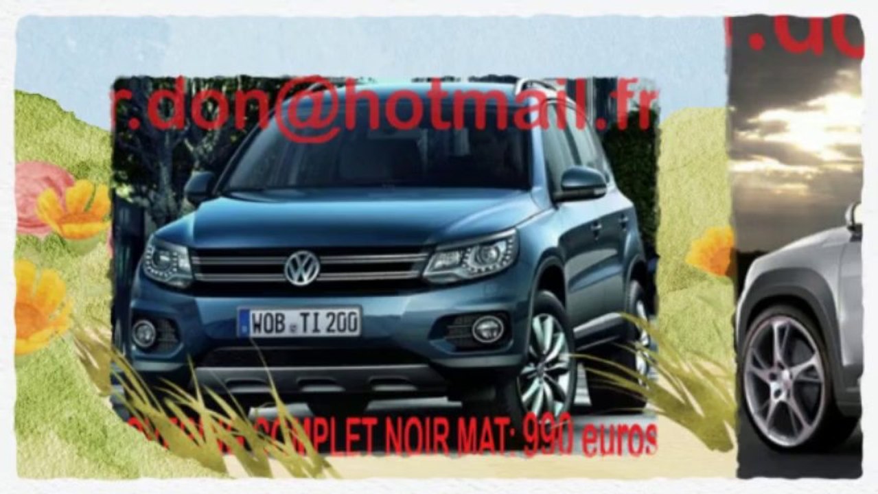 Tiguan noir mat, Tiguan noir mat, Tiguan noir mat, Tiguan Covering noir mat, Tiguan peinture noir mat, Volkswagen Tiguan noir mat