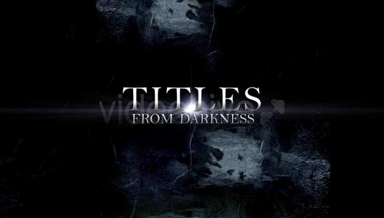 Titles From Darkness - After Effects Template