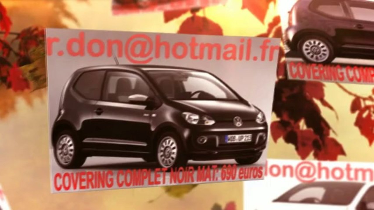 Volkswagen UP noir mat, Volkswagen UP noir mat, Volkswagen UP noir mat, Volkswagen UP Covering noir mat, Volkswagen UP peinture noir mat, Volkswagen UP noir mat