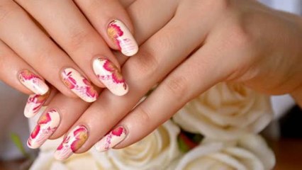 Tuto fleurs hibiscus one stroke et fine dentelle résille