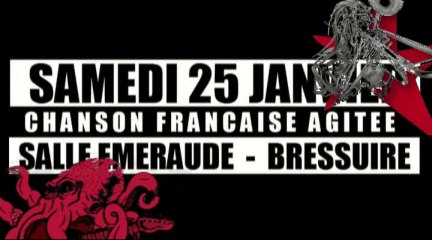 Chanson francaise agitée/25 janvier 2014/Salle Emeraude.