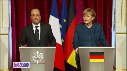 Europe : rencontre Hollande-Merkel à la veille du sommet à Bruxelles