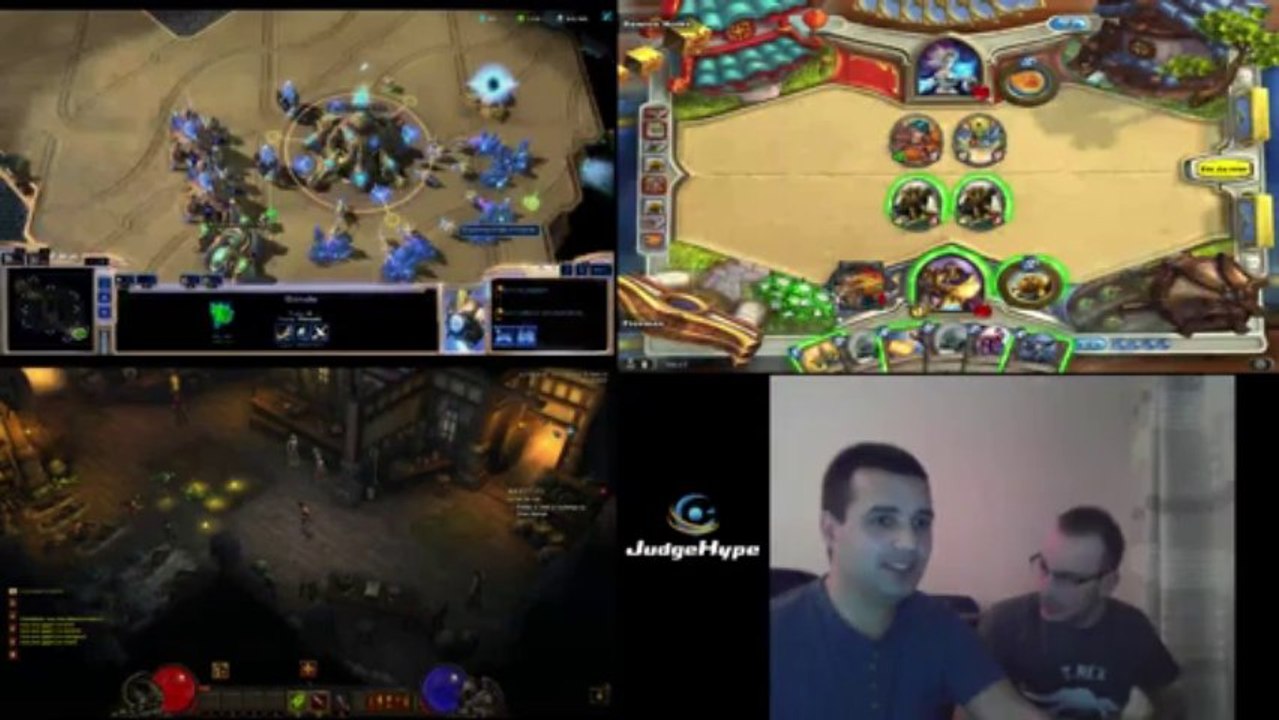 JudgeHype TV: Défi multi-jeux Blizzard (18/12/2013)