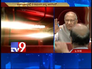 Kiran and MLCs debate Telangana Bill in Legislative Council