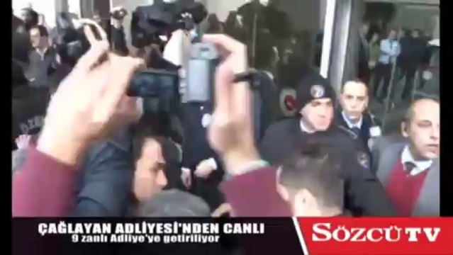 Zanlılar Çağlayan Adliyesi’ne böyle getirildi