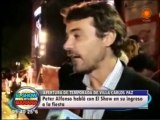 Pedro y elenco Mansión Imposible en el Show de la Mañana (fiesta apertura CP) - 19 de Diciembre