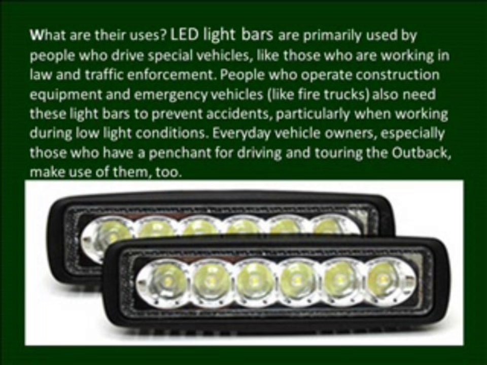 Things You Need To Know About LED Lights Bars