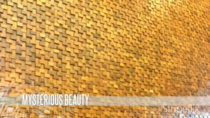 Wooden Mosaic Tiles For Interior Decor