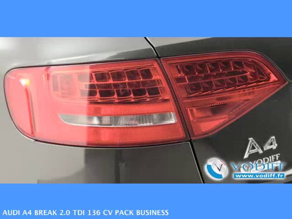 VODIFF : AUDI OCCASION ALSACE : AUDI A4 BREAK 2.0 TDI 136 CV PACK BUSINESS