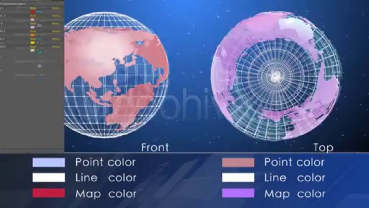 Globe Elements - After Effects Template