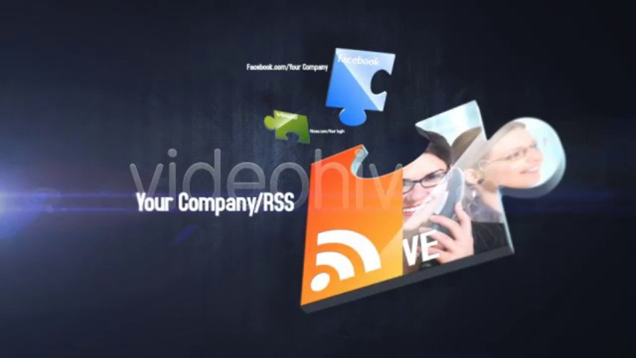 Puzzle Logo Opener - After Effects Template