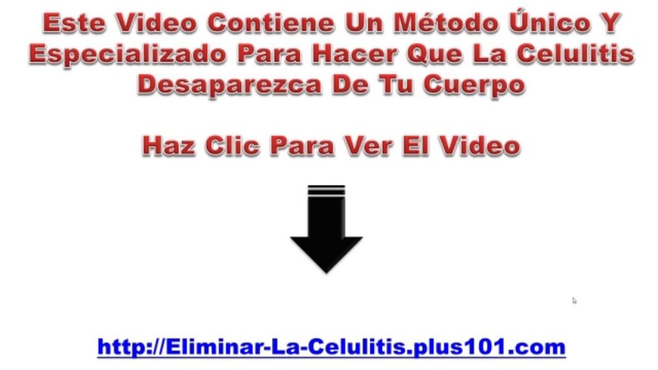 Como Hacer Para Eliminar La Celulitis