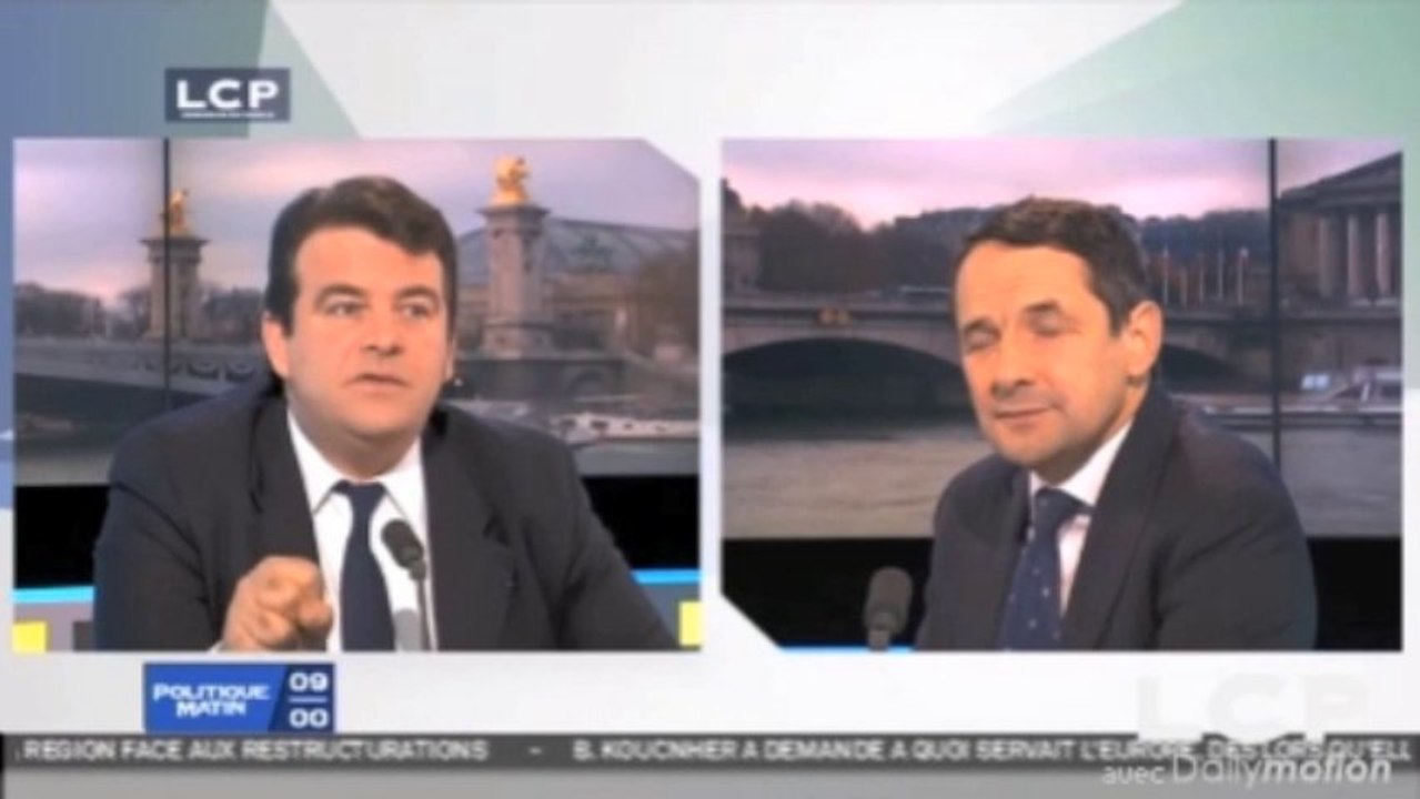 Politique Matin sur LCP: Thierry Solère débat avec Thierry Mandon