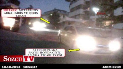 Polis kare kare kaydetmiş