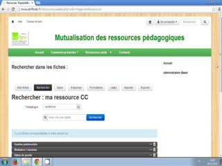Tutoriel plateforme de mutualisation