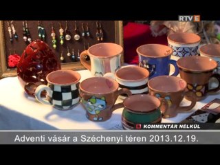 Kommentár Nélkül Adventi vásár a Széchenyi téren 2013.12.19.