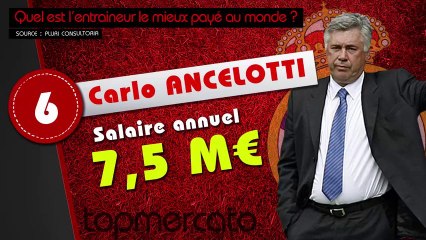 Top 10 des entraineurs les mieux payés au monde !