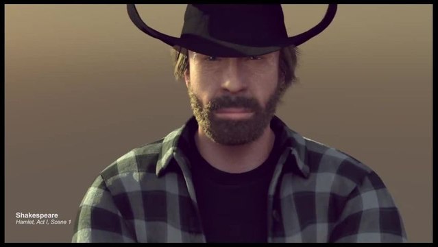 Chuck Norris fait le grand écart
