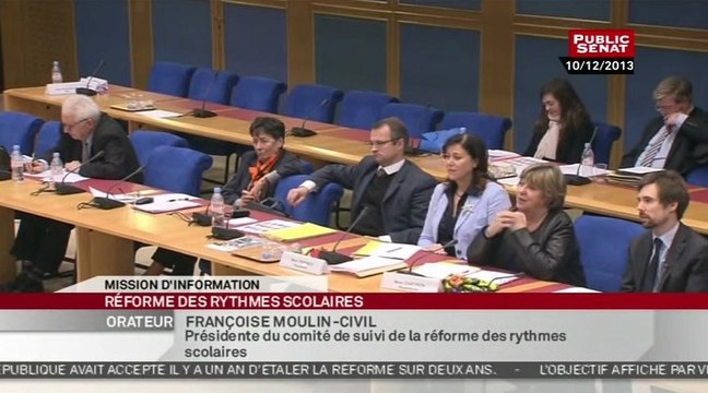 Mission commune d'information sur les rythmes scolaires - En séance