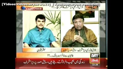 Musharraf opinion about Negotiations with taliban