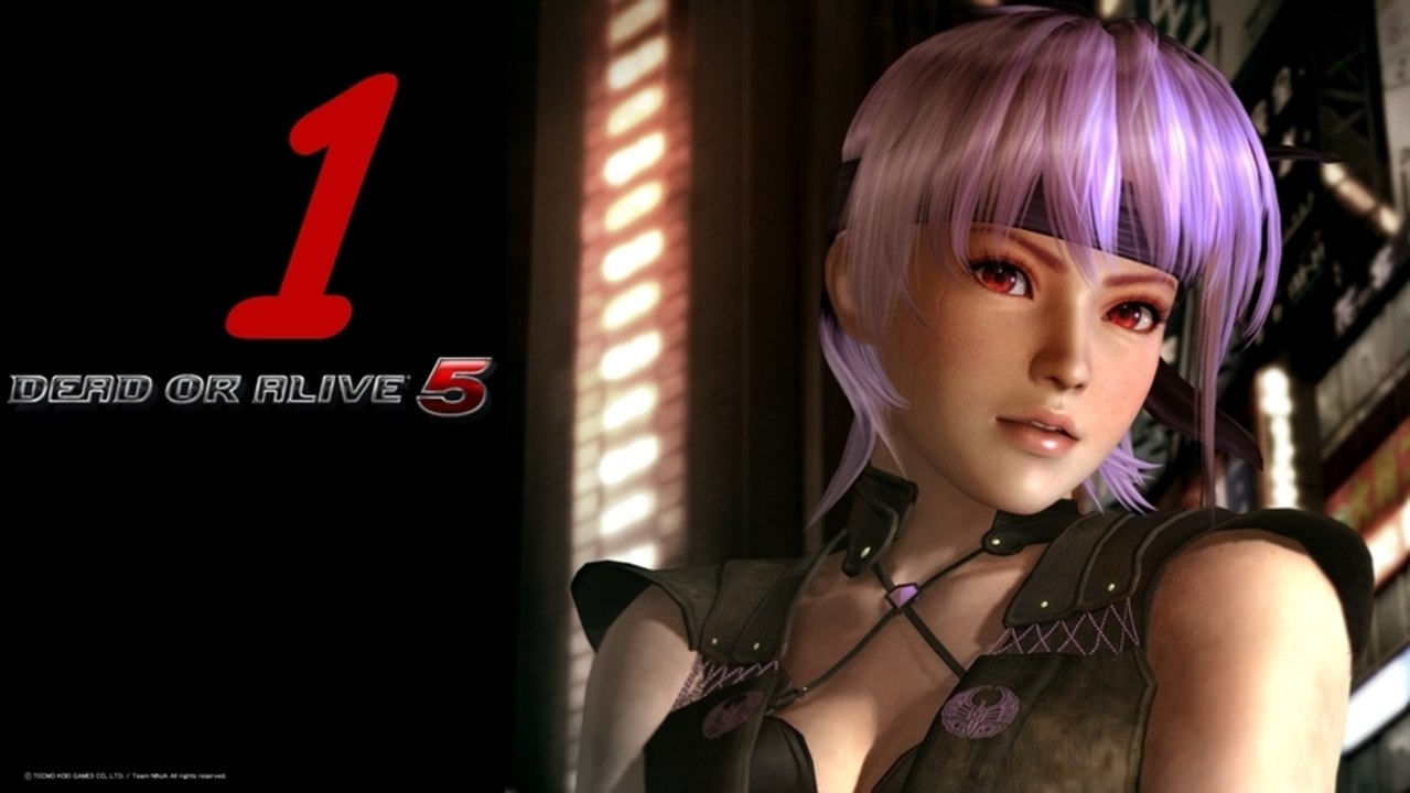Dead or Alive 5 part 1 Kasumi&Hayabusa vs Ayane&Hayate