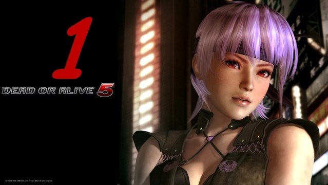 Dead or Alive 5 part 1 Kasumi&Hayabusa vs Ayane&Hayate