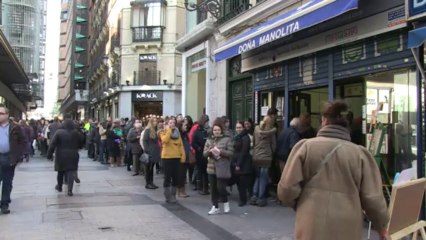 Espagne: l'espoir de gagner le "Gordo" fait vibrer les Espagnols