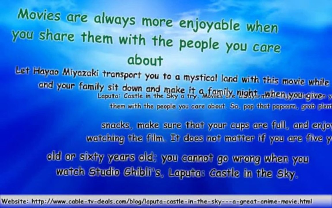 Laputa: Castle in the Sky - A Great Anime Movie