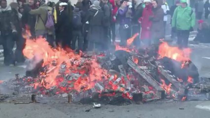 Protesto em Bruxelas