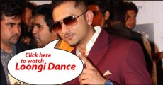 Yo Yo Honey Singh Singing Loongi Dance in BIG STAR Awards