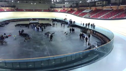 A Saint-Quentin, les premiers tours de piste des champions français