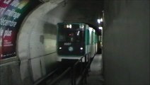 MP59 : Arrivée à la station Porte des Lilas sur la ligne 11 du métro parisien