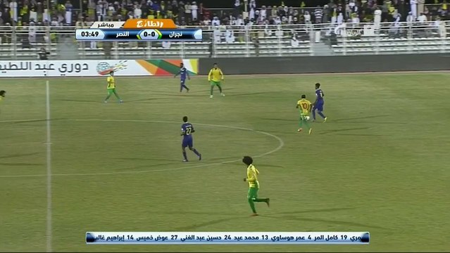 نجران && النصر الجولة 14 الدور الثاني دوري جميل/ ملخص الشوط الاول