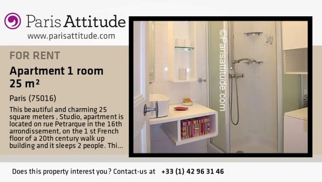 Studio Apartment for rent - Trocadéro, Paris - Ref. 7552