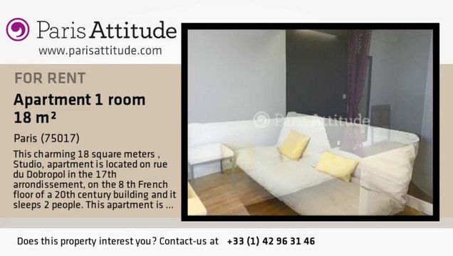 Studio Apartment for rent - Porte Maillot/Palais des Congrès, Paris - Ref. 8628