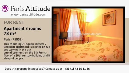 2 Bedroom Apartment for rent - Quartier Latin/St Michel, Paris - Ref. 2912