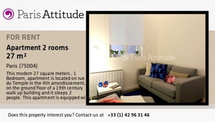 1 Bedroom Duplex for rent - Centre George Pompidou, Paris - Ref. 8557