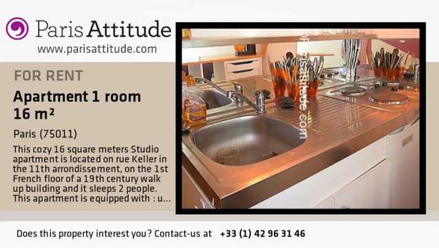 Studio Apartment for rent - Voltaire, Paris - Ref. 2299