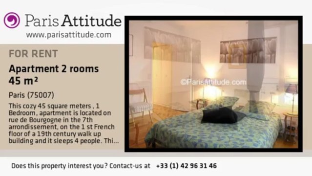 1 Bedroom Apartment for rent - Invalides, Paris - Ref. 886