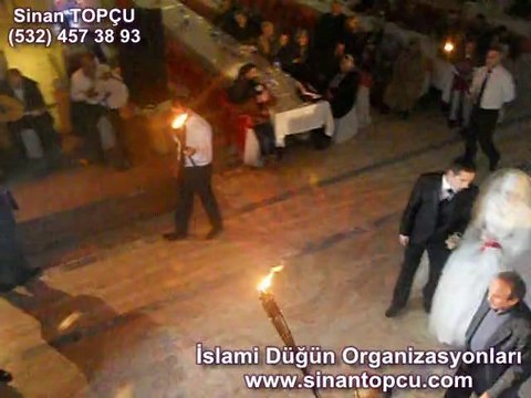 islami düğün organizasyonu tekbirler ile birlikte gelin damat çıkışı ilahi grubu bursa