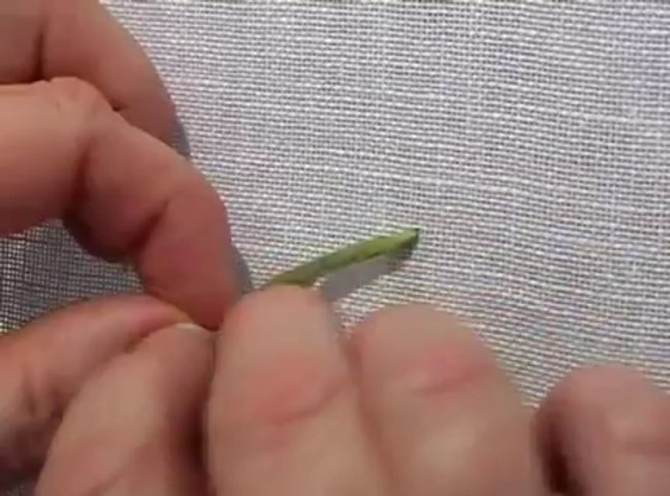 How To Make Gathered Leaves With Ribbon ? By Hot Desi Video