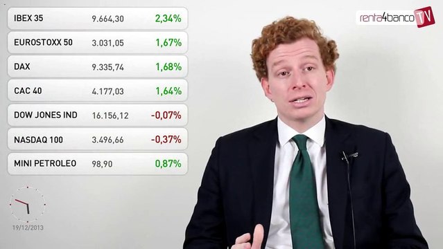 19.12.13 · Subidas generalizadas tras la reunión de la FED - Análisis del cierre de bolsas y mercados