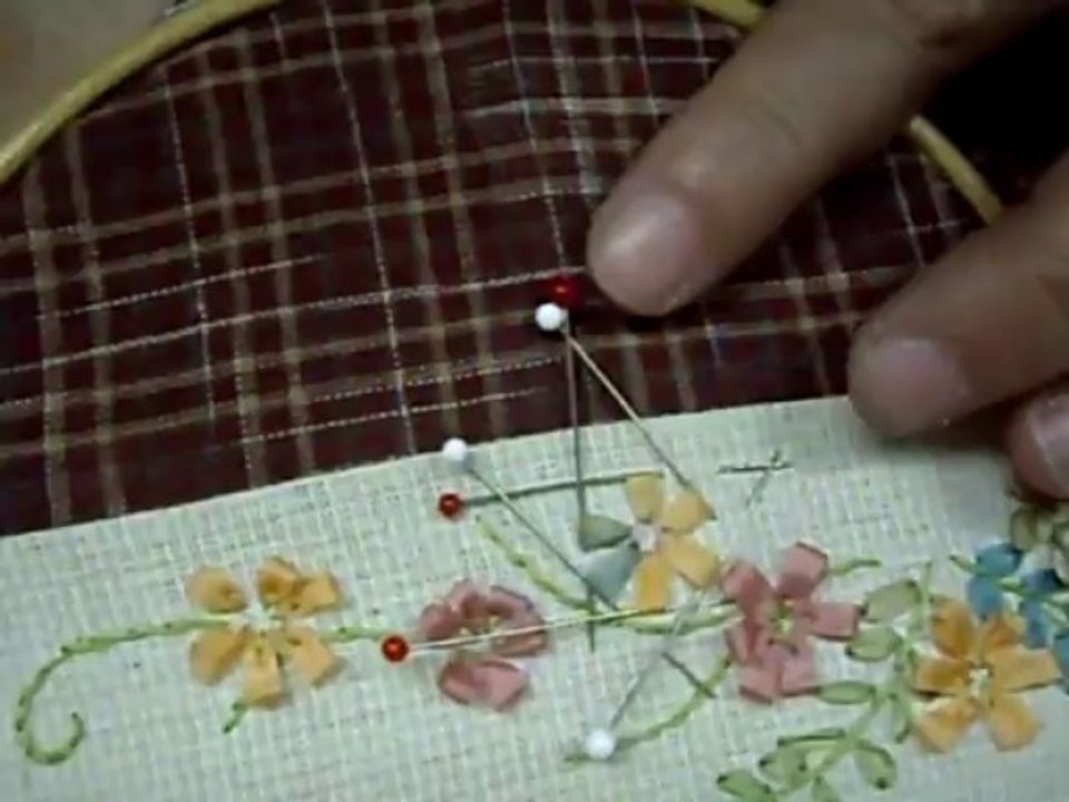 Ribbon Embroidery Beautiful Must Watch & Learn By Hot Desi Video